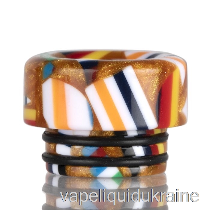 Vape Ukraine 810 SHORTY Mosaic Drip Tip Orange